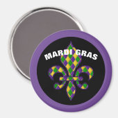 Mardi Gras Magnet (Recto/Verso)