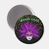 Mardi Gras Magnet (Recto/Verso)