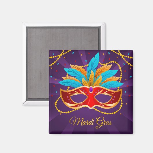 Mardi Gras Magnet (Recto/Verso)