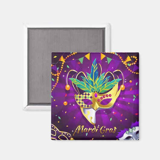Mardi Gras Magnet (Recto/Verso)