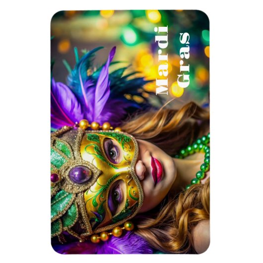 Mardi Gras Magnet (Vertical)