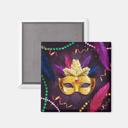 Mardi Gras Magnet (Recto/Verso)