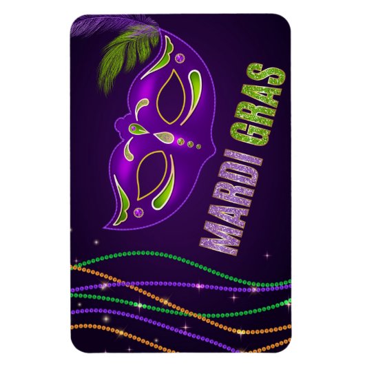Mardi Gras Magnet (Vertical)