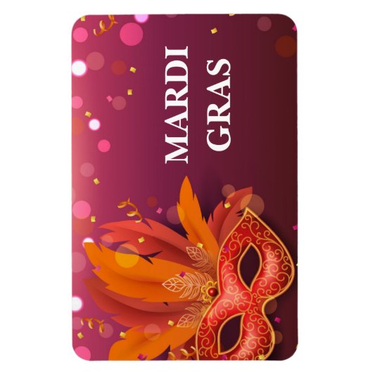 Mardi Gras Magnet (Vertical)