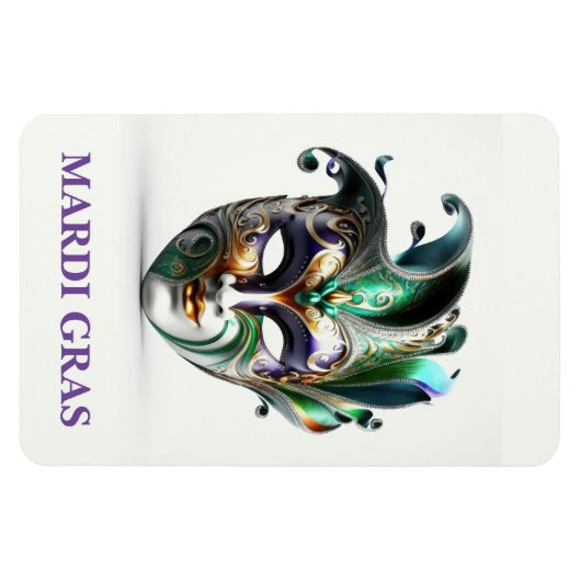 Mardi Gras Magnet (Horizontal)