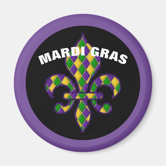 Mardi Gras Magnet (Devant)