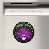 Mardi Gras Magnet Magneet (Insitu (Vaatwasser))