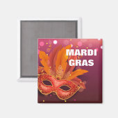 Mardi Gras Magnet Magneet (Voorkant / Achterkant)