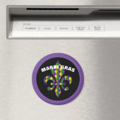 Mardi Gras Magnet Magneet (Insitu (Vaatwasser))