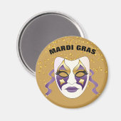 Mardi Gras Magnet Magneet (Voorkant / Achterkant)
