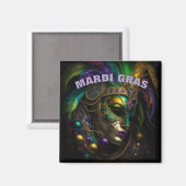 Mardi Gras Magnet Magneet (Voorkant / Achterkant)