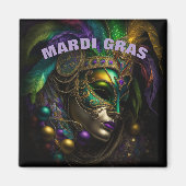 Mardi Gras Magnet Magneet (Voorkant)