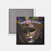 Mardi Gras Magnet Magneet (Voorkant / Achterkant)