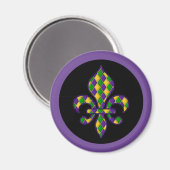 Mardi Gras Magnet Magneet (Voorkant / Achterkant)