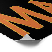 Mardi Gras Maid with Grapes Poster (Hoek)