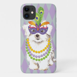 Mardi Gras Maltese iPhone 11 Hoesje