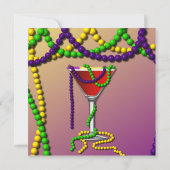 Mardi Gras Martini Kaart (Achterkant)