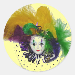 Mardi Gras Mask 2 Sticker