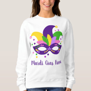 Mardi Gras Mask Beads Carnival Personeelsdienaar Trui