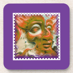Mardi Gras Mask Bier Onderzetter