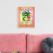 Mardi Gras Mask Canvas Afdruk (Insitu (Woonkamer))