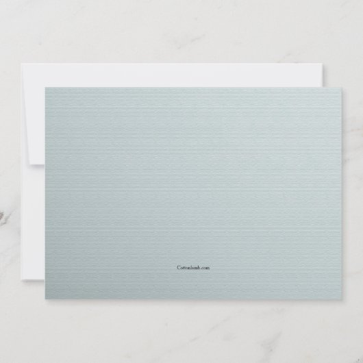 Mardi Gras Mask Invitation Kaart (Achterkant)