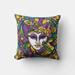 Mardi Gras Mask Kussen