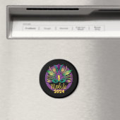 Mardi Gras Mask Magnet - 2024 - Mobile, AL (In Situ (Lave-vaisselle))