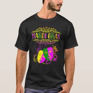 Mardi Gras Mask Mardi Gras Outfit for Women T-shirt
