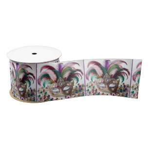 Mardi Gras Mask met juwelen Lint