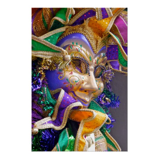 Mardi Gras Mask Perfect Poster (Voorkant)