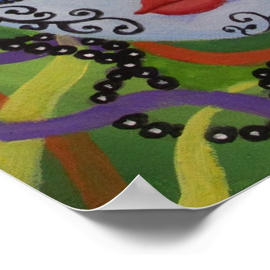 MARDI GRAS MASK, POSTER (Coin)