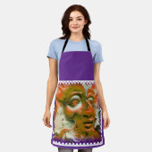 Mardi Gras Mask Schort (Gedragen)