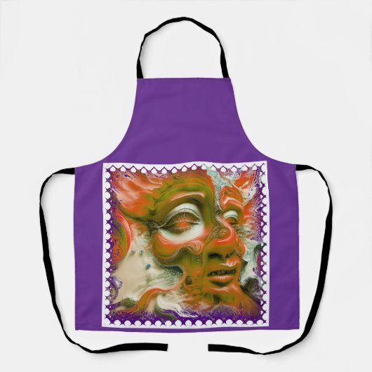 Mardi Gras Mask Schort (Voorkant)