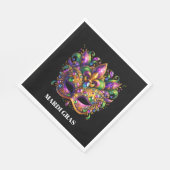 Mardi Gras Mask  Servet (Hoek)