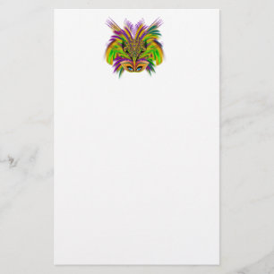Mardi-Gras-Mask-The-Queen-V-3 Briefpapier
