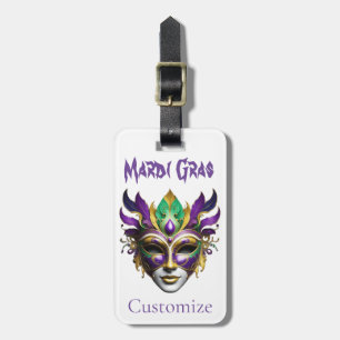 Mardi Gras Mask Thunder_Cove Bagagelabel