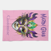 Mardi Gras Mask Thunder_Cove Theedoek (Horizontaal)