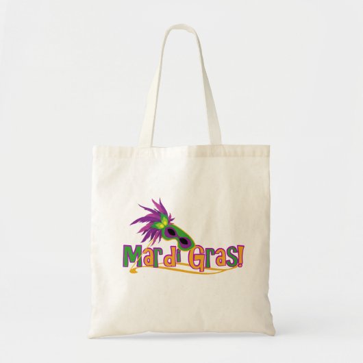 Mardi Gras Mask Tote Bag (Voorkant)