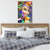 Mardi Gras masker Canvas Afdruk (Insitu (Slaapkamer))