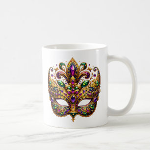 Mardi Gras-masker Koffiemok