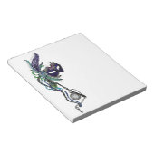 Mardi Gras Masker met zakhorloge Notitieblok (Schuin)