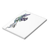 Mardi Gras Masker met zakhorloge Notitieblok (Gedraaid)