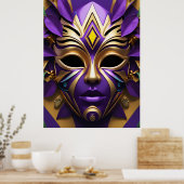 Mardi Gras Masque 1 Poster Carnival Spirit (Cuisine)