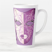 Mardi Gras Masque Latte Mug II 17 oz (Droite)