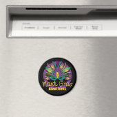 Mardi Gras Masque Magnet - 2025 - Biloxi, MS (In Situ (Lave-vaisselle))