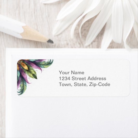 Mardi Gras Masquerade Etiket (Insitu)