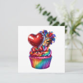 Mardi Gras Masquerade Kaart (Staand voorkant)