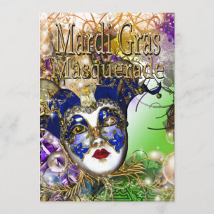 Mardi Gras masquerade Kaart