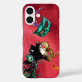MARDI GRAS MASQUERADE MASKS Rode Zijde Case-Mate iPhone Case (Achterkant)